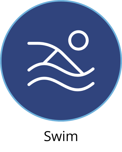 swim navy circle icon (png)